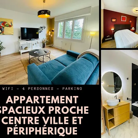 Yucca, Appartement Avec Garage Prive Et Balcon Caen Exterior photo