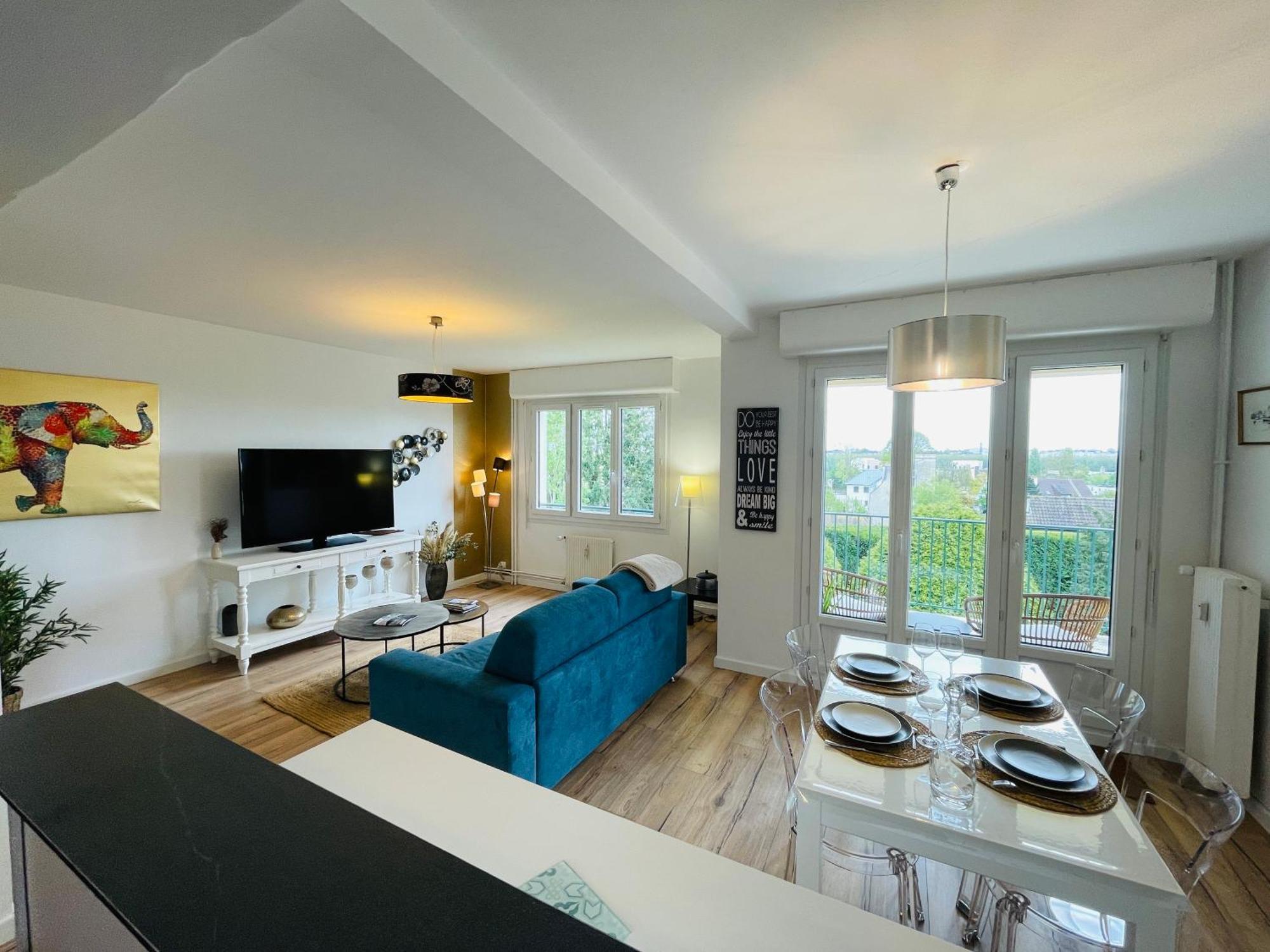 Apartment Yucca, Avec Garage Prive Et Balcon Caen